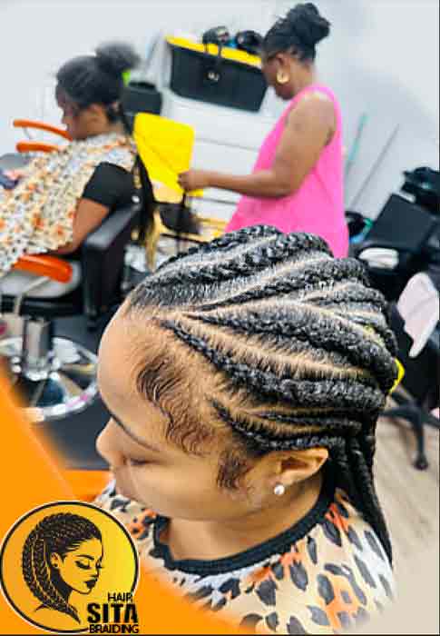 best stylish african braids near charlotte Sita Hair Braiding in Charlotte, NC